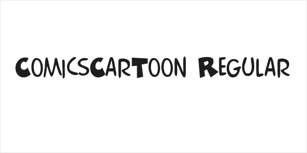 ComicsCarToon Regular Logo