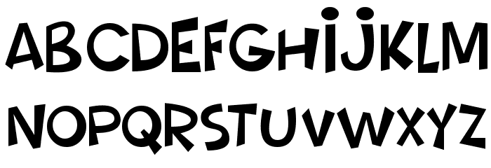 Comictastic Font LOWERCASE
