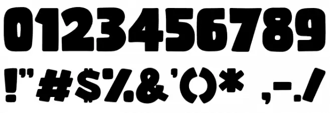 Comicy Polices AUTRES CHARS