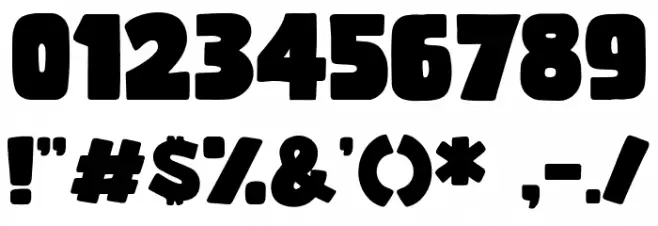 Comicy Font OTHER CHARS