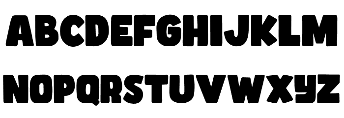 Comicy Font LOWERCASE