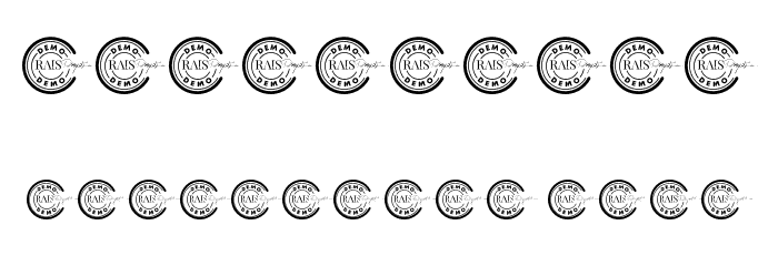 Comik Demo Outline Font OTHER CHARS