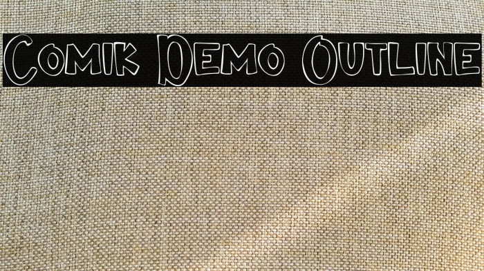 Comik Demo Outline Example 3