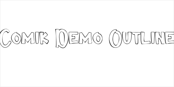 Comik Demo Outline Logo