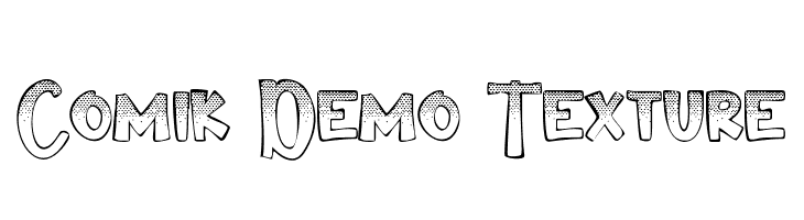 Comik Demo Texture  Fuentes Gratis Descargar