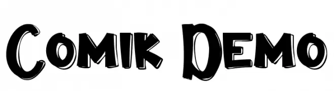 Comik Demo  Frei Schriftart Herunterladen