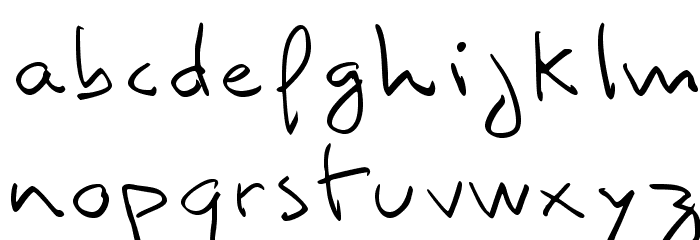 Comili Book Font LOWERCASE
