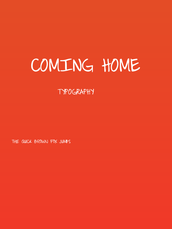 Coming Home Poster