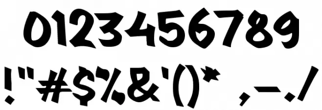 Coming Muharram Font OTHER CHARS