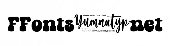 Coming Peak Personal Use Only  フリーフォントのダウンロード