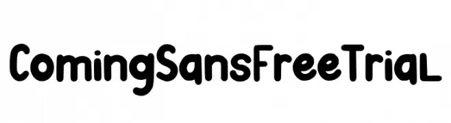Coming Sans Free Trial  Frei Schriftart Herunterladen