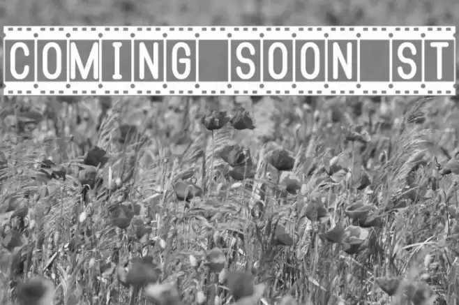 Coming Soon St Font examples
