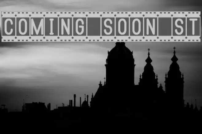 Coming Soon St Font examples