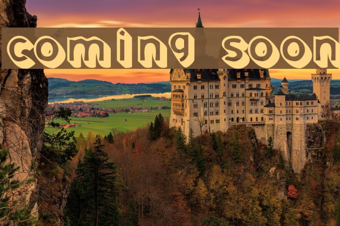 Coming Soon Font examples
