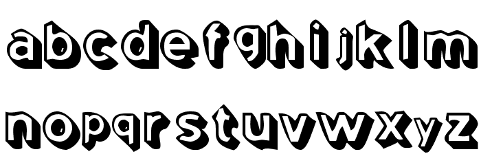 Coming Soon Font LOWERCASE
