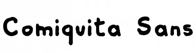 Comiquita Sans  Frei Schriftart Herunterladen