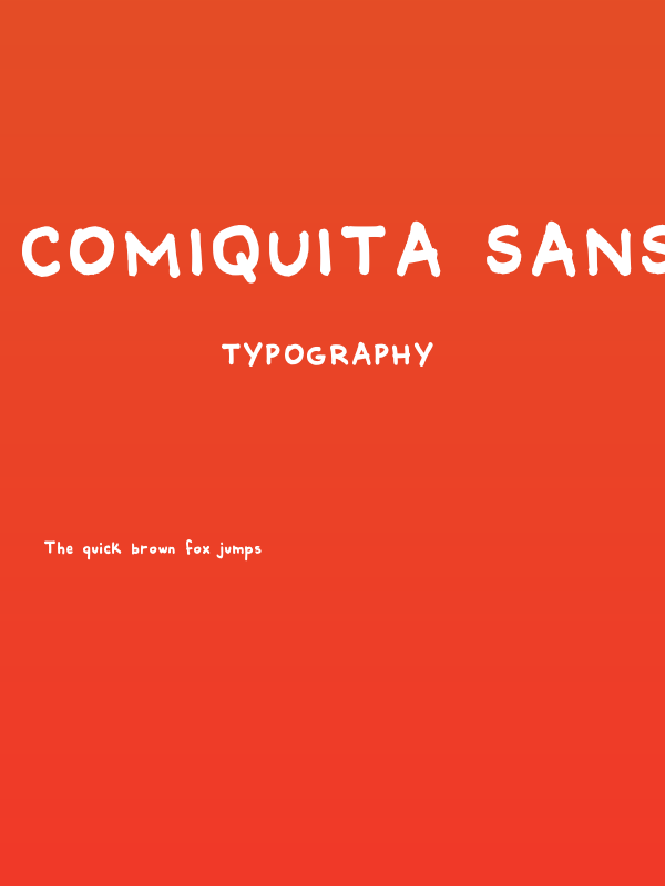 Comiquita Sans Poster