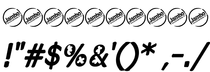 Comistain Italic Font OTHER CHARS