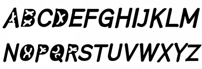 Comistain Italic Fuentes MAYÚSCULAS