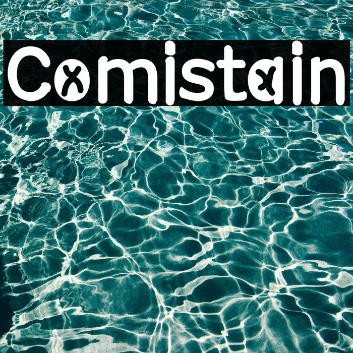 Comistain Font examples
