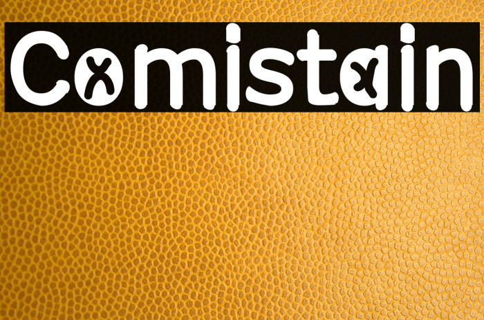 Comistain Font examples