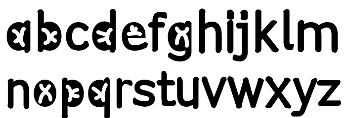 Comistain Font LOWERCASE
