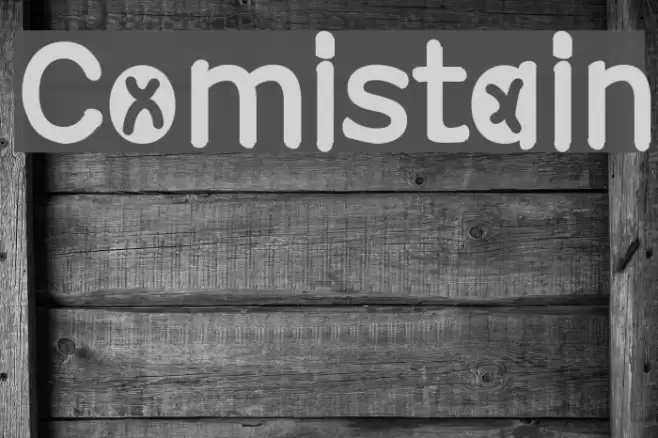Comistain Font examples