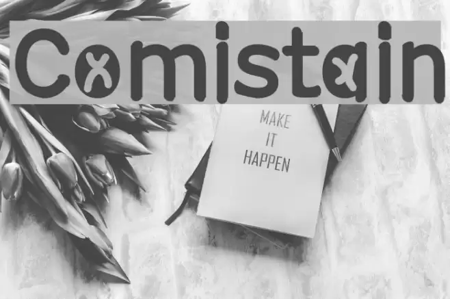 Comistain Font examples