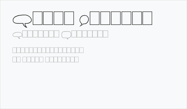 Comix Bubbles Business Card