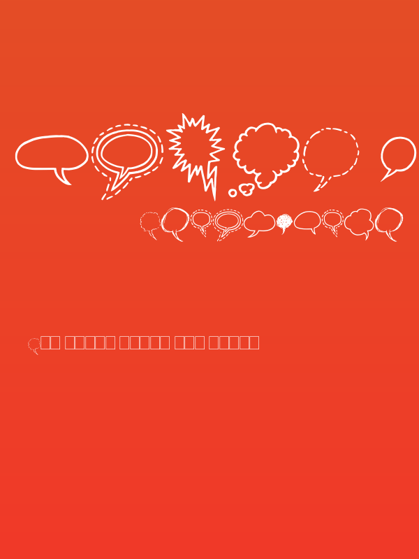 Comix Bubbles Poster