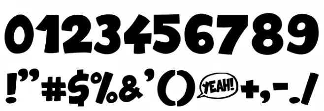 Comix Loud Font OTHER CHARS