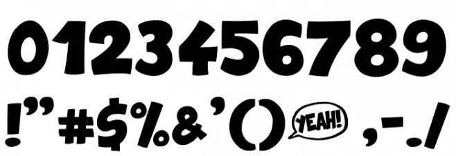 Comix Loud Font OTHER CHARS