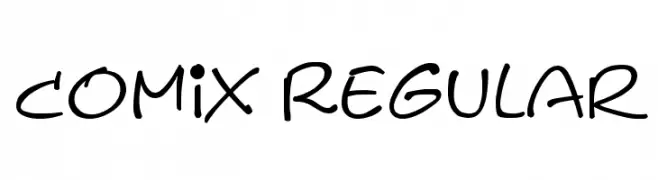 Comix Regular  Descarca Fonturi Gratis
