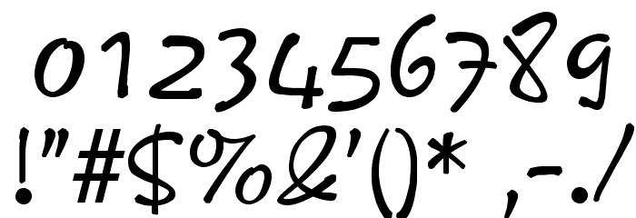 Comix Regular フォント その他の文字