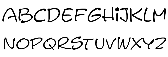 Comix Regular フォント 小文字