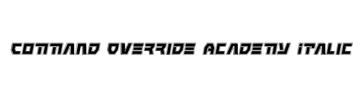 Command Override Academy Italic  Frei Schriftart Herunterladen