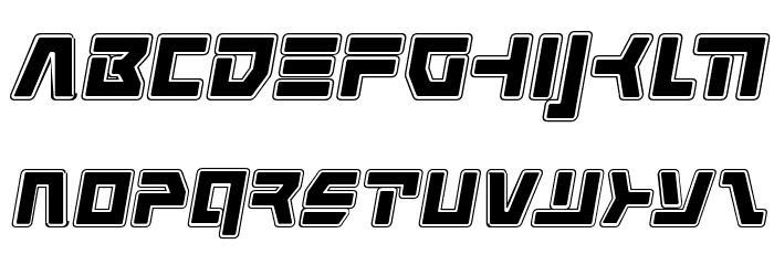 Command Override Academy Italic Font LOWERCASE