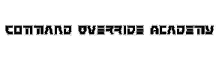 Command Override Academy  Frei Schriftart Herunterladen