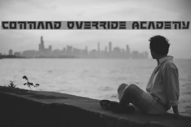 Command Override Academy Font examples