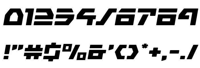 Command Override Expanded Italic Font OTHER CHARS
