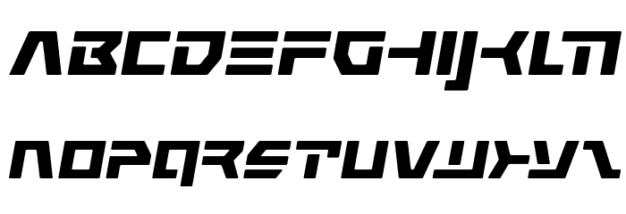 Command Override Expanded Italic Font LOWERCASE