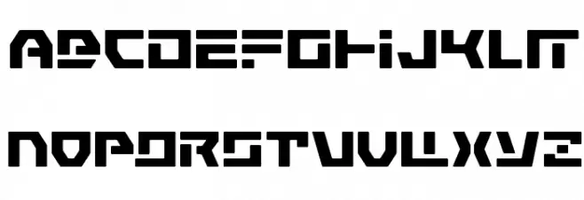 Command Override Expanded Schriftart Groß