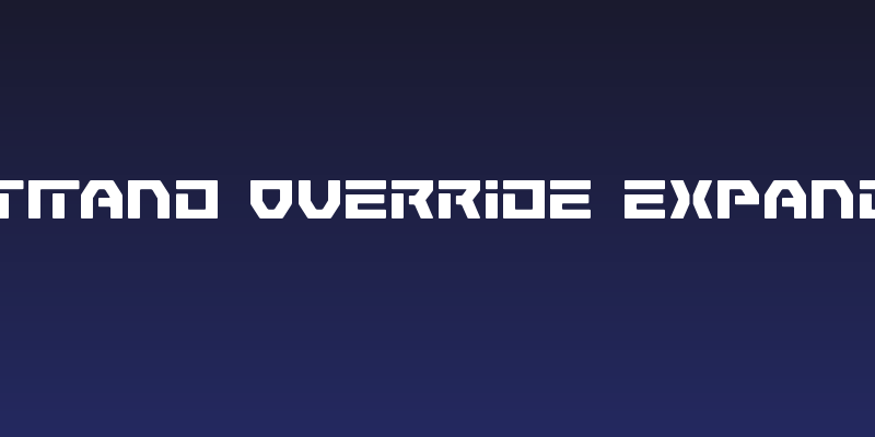 Command Override Expanded Social Header