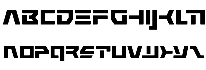 Command Override Expanded Font LOWERCASE