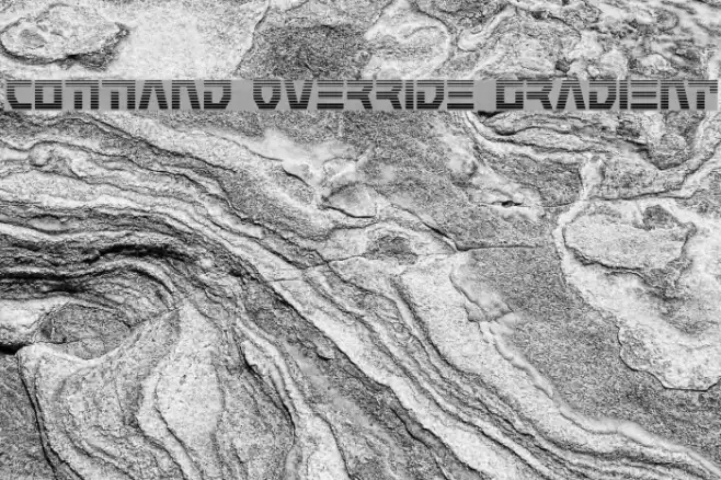Command Override Gradient Font examples