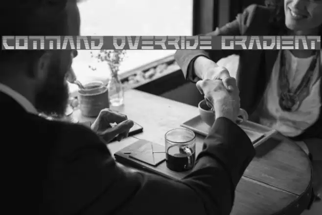 Command Override Gradient Font examples
