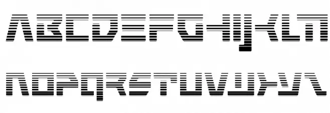 Command Override Gradient Caratteri MINUSCOLO