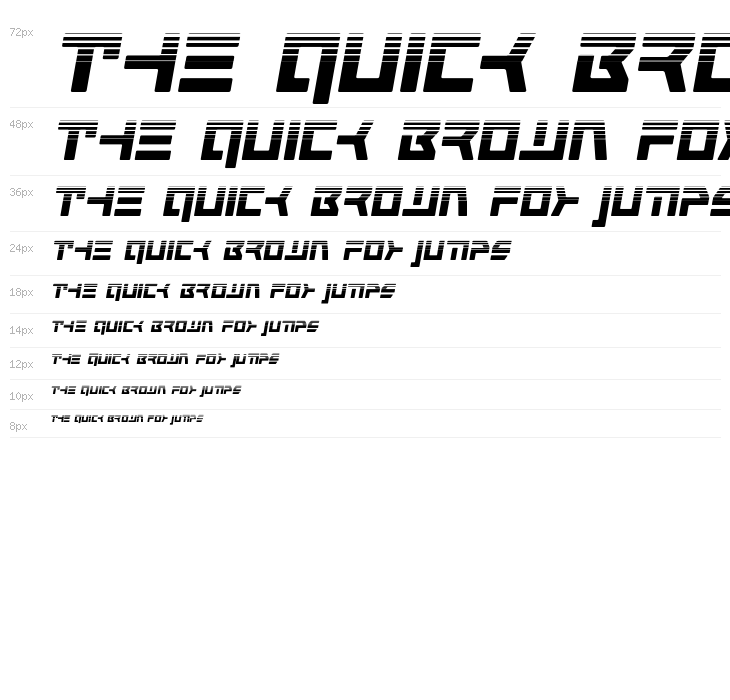 Command Override Halftone Italic Waterfall