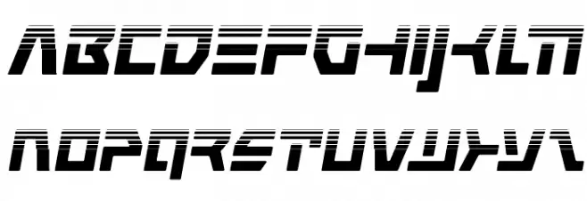 Command Override Halftone Italic 字体 小写