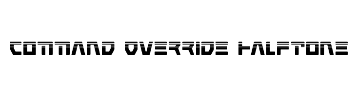 Command Override Halftone  لخطوط تنزيل